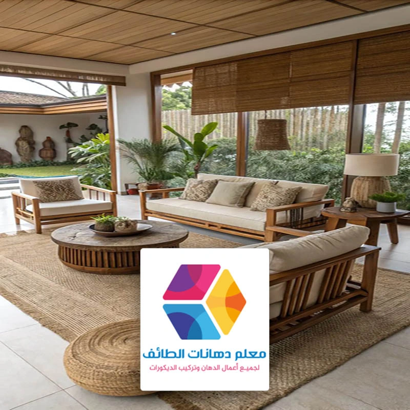 تصميم جلسات خارجية نمط يوناني حي المسره الطائف