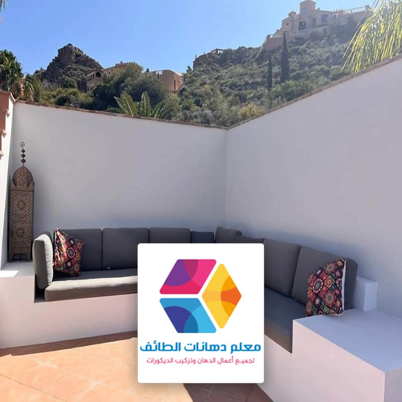 جلسات اسمنتية خارجية بالطائف حي الشفا